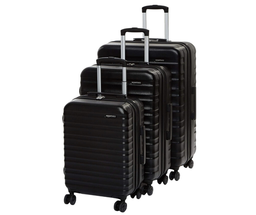 AmazonBasics Premium Hardside Spinner Suitcase Luggage Set